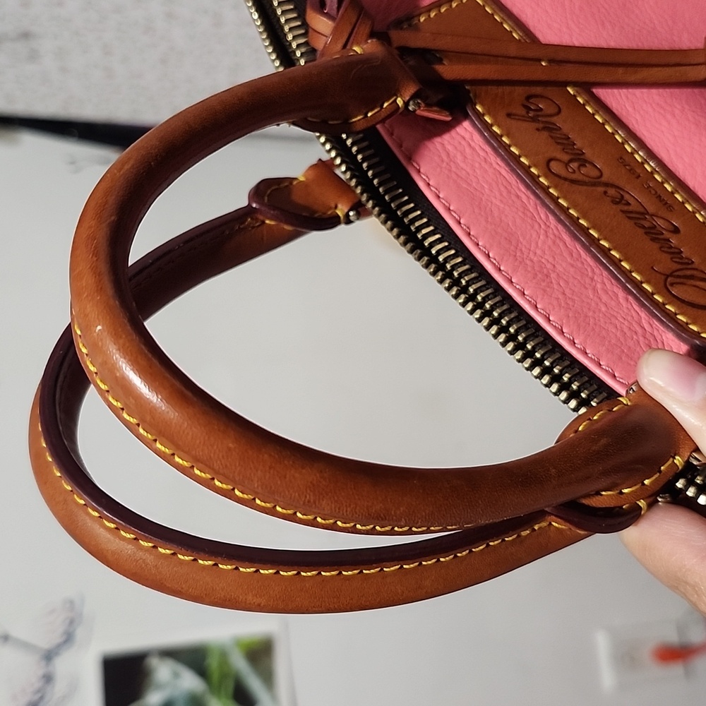 Dooney & Bourke Florentine Vacchetta Leather Satchel - Picture 8 of 16